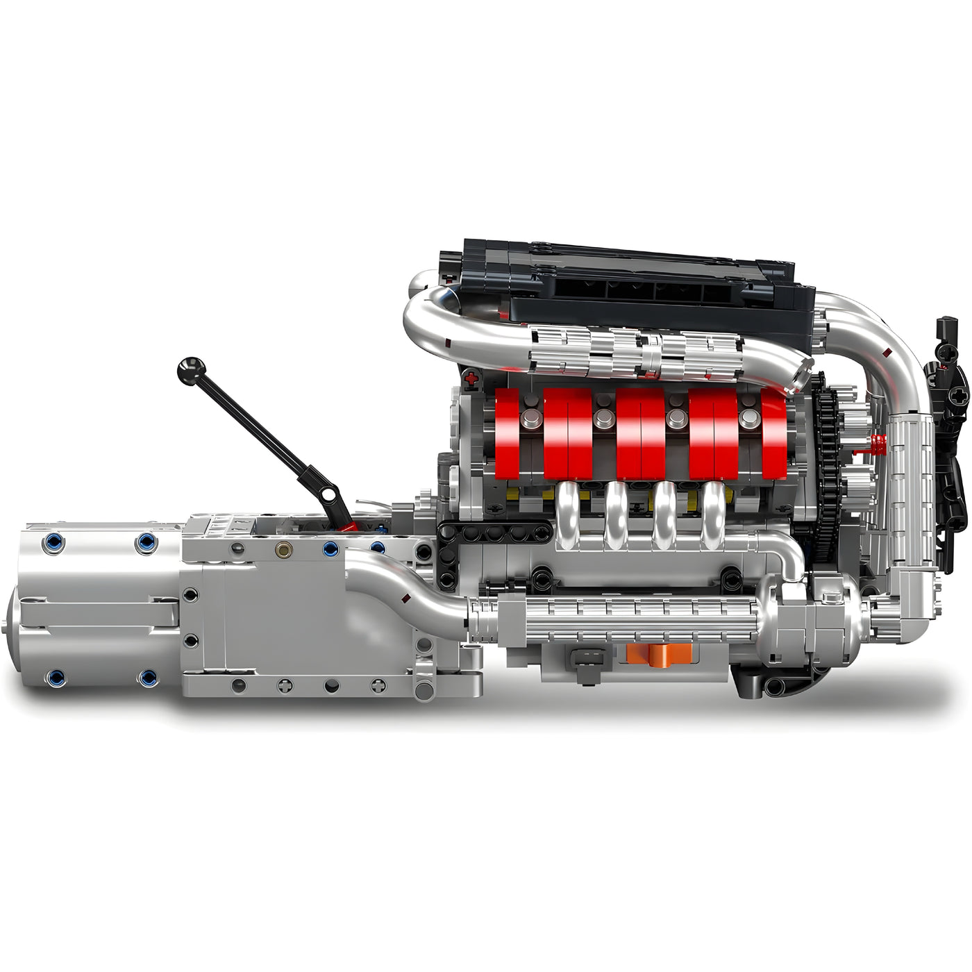 Motorized German V8 Engine & Gearbox | 1168pcs