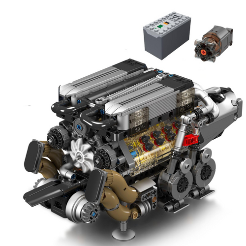 Motorized W16 Engine | 958pcs