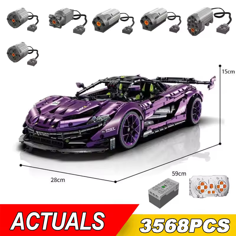 Satin Purple P1 GTR | 3568pcs