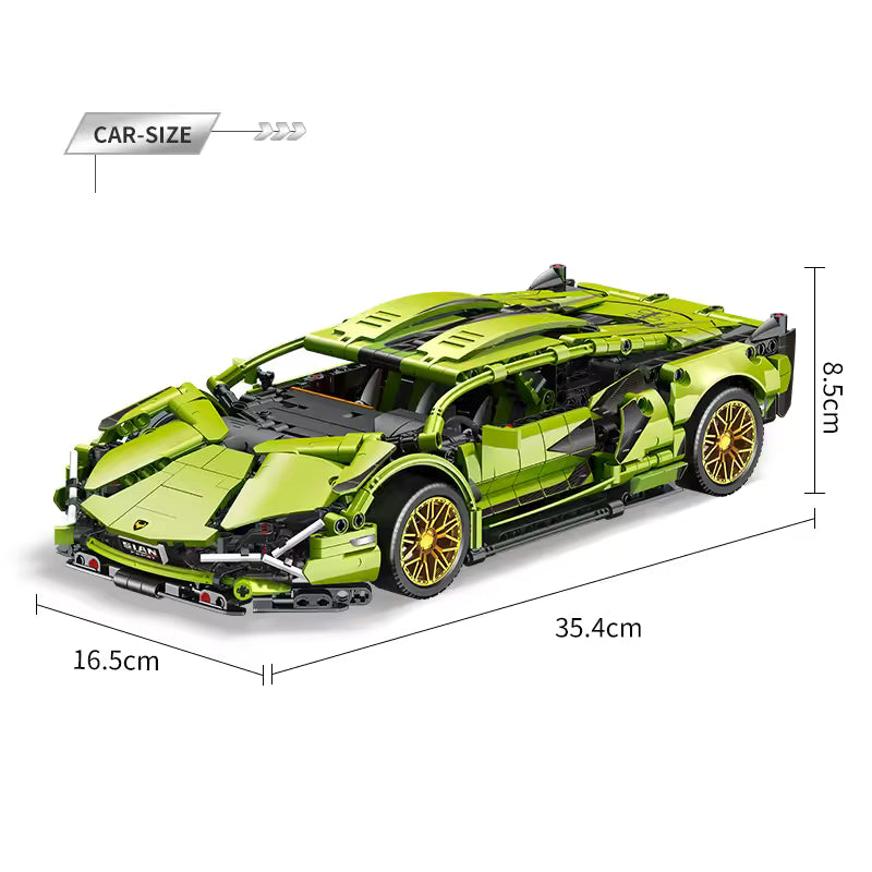 Brick Lamborghini | 1280 PCS