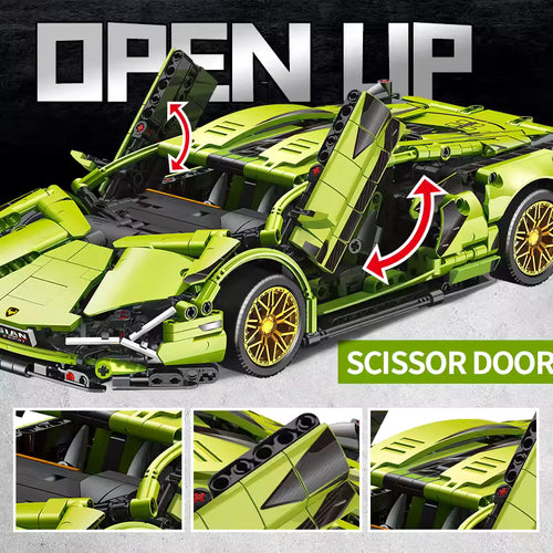 Brick Lamborghini | 1280 PCS