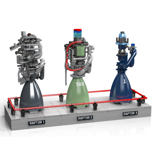 SpaceX Raptor Engines | 496 PCS