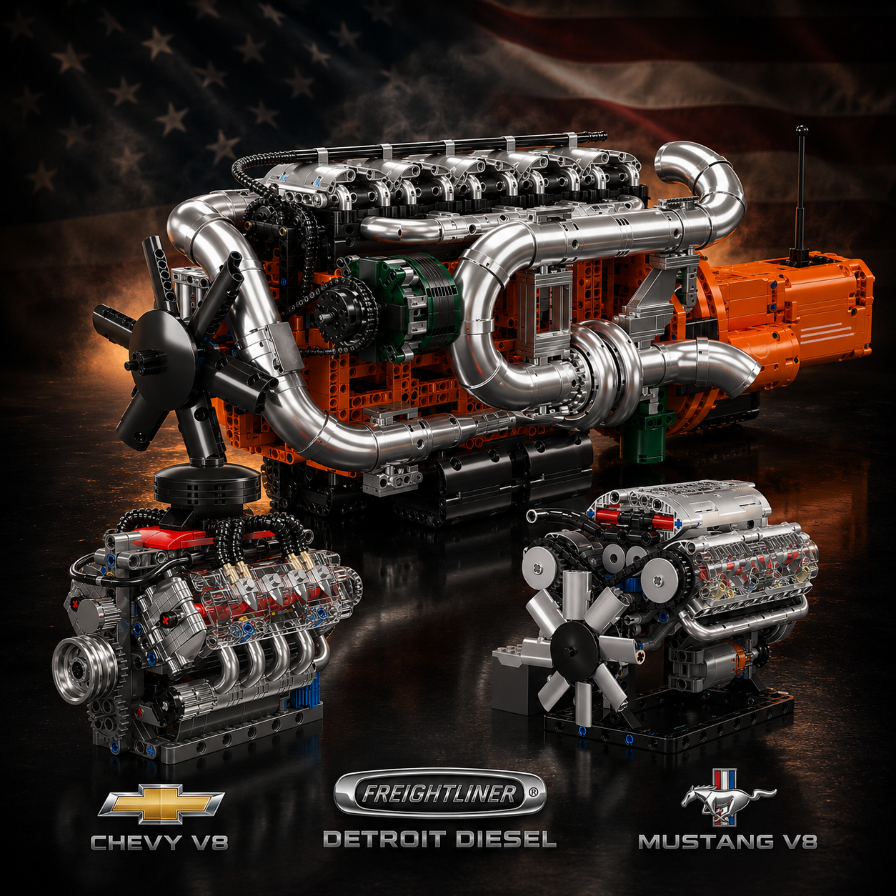 American Inline-6 & V8 Bundle | 4258PCS