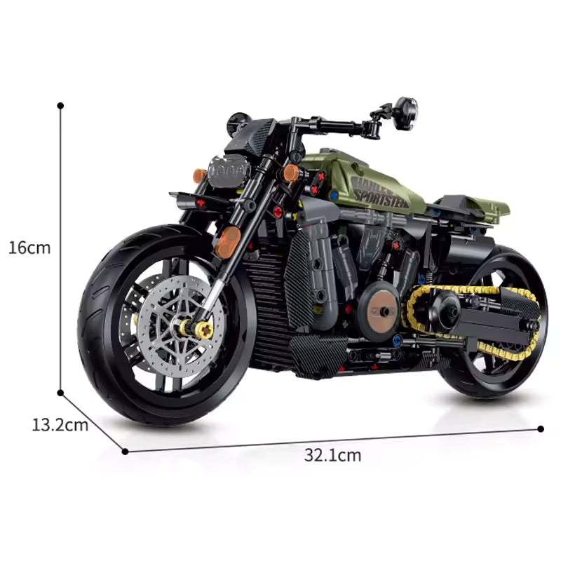 Classic American Bike | 634pcs