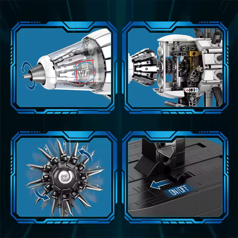 Motorised Aircraft Engine | 1354PCS