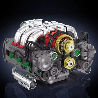 Motorised Flat 6 Engine | 2376PCS