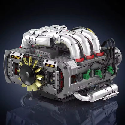 Motorised Flat 6 Engine | 2376PCS