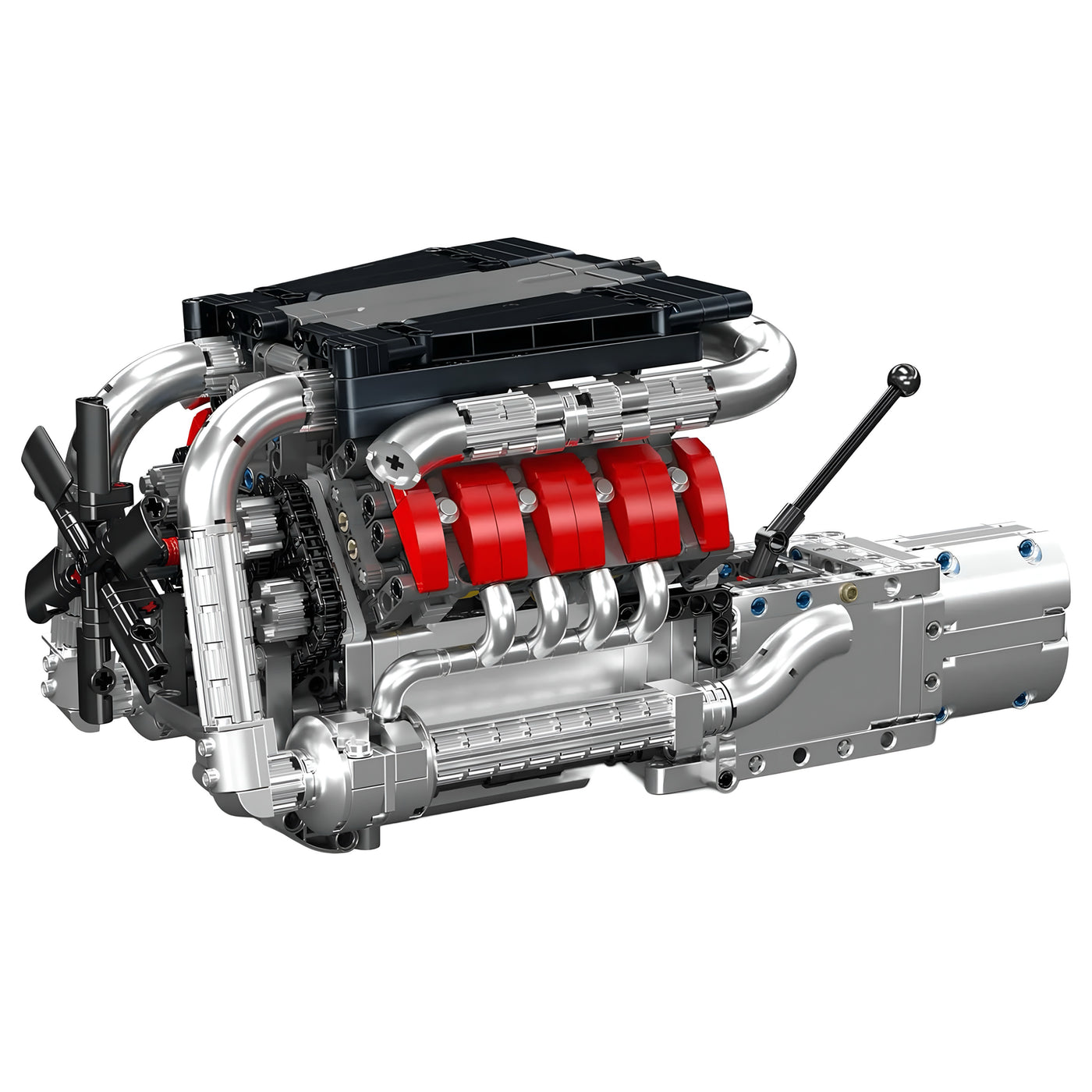 Motorized German V8 Engine & Gearbox | 1168pcs