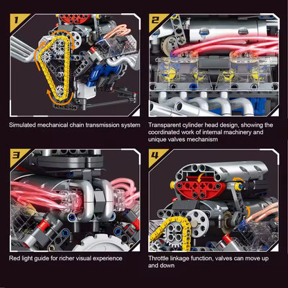 Motorised Hot Road Engine | 662PCS