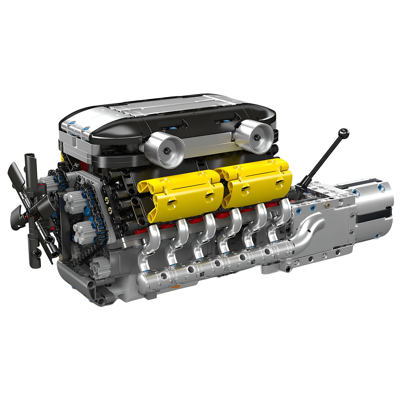 Motorized Italian V12 Engine & Gearbox | 1260pcs