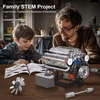 Motorised V8 Engine | 534pcs