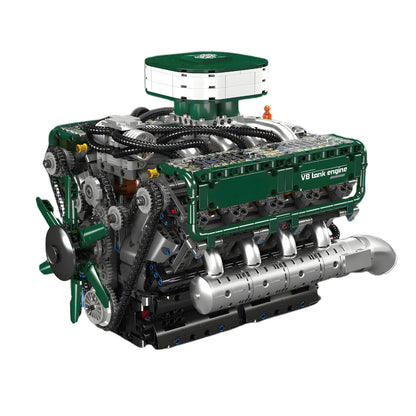 Motorized V8 Tank Engine | 2250pcs