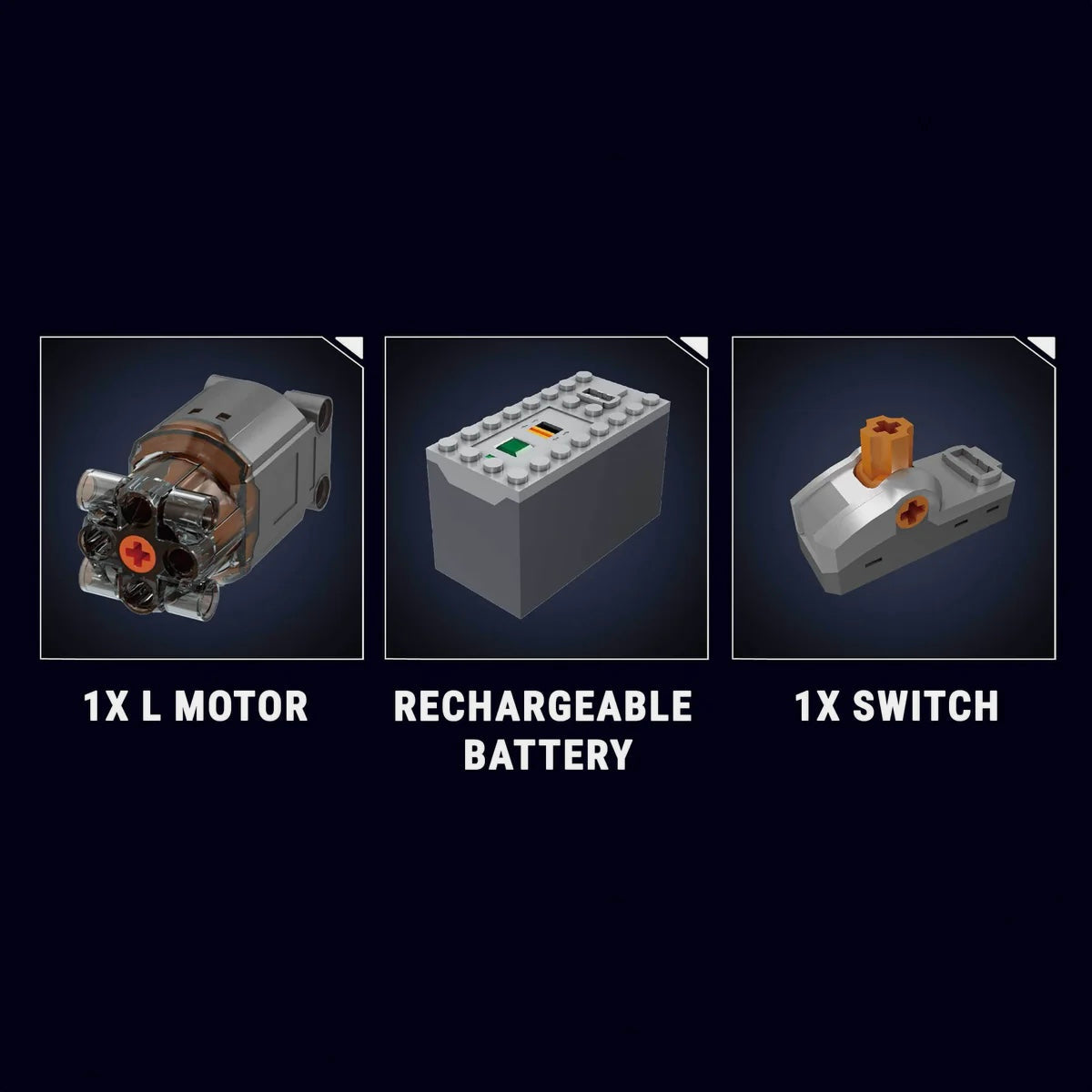 Motorized V8 Tank Engine | 2250pcs