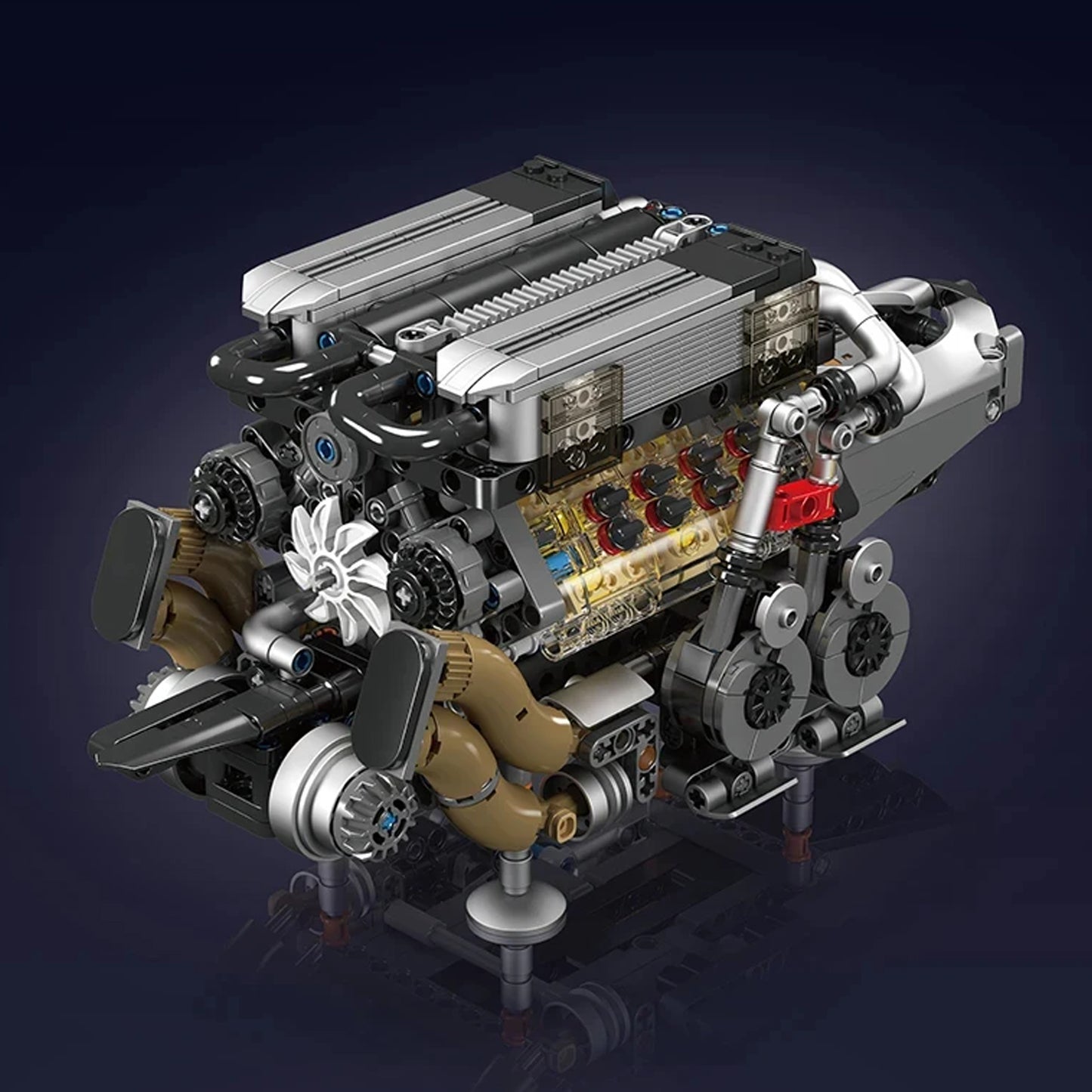 Motorised W16 Engine | 958pcs