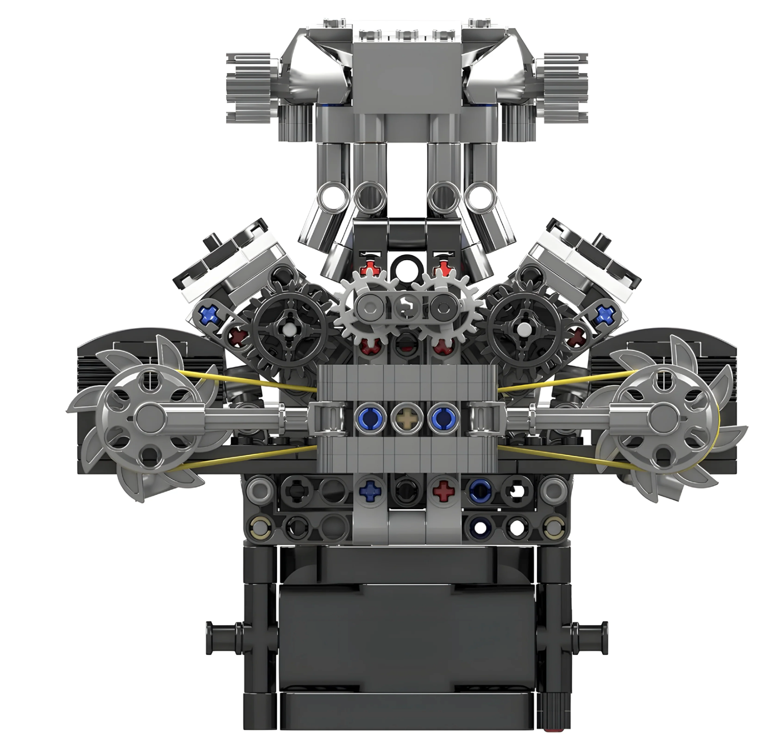 McLaren | Motorized British Supercar V8 Engine | 736pcs