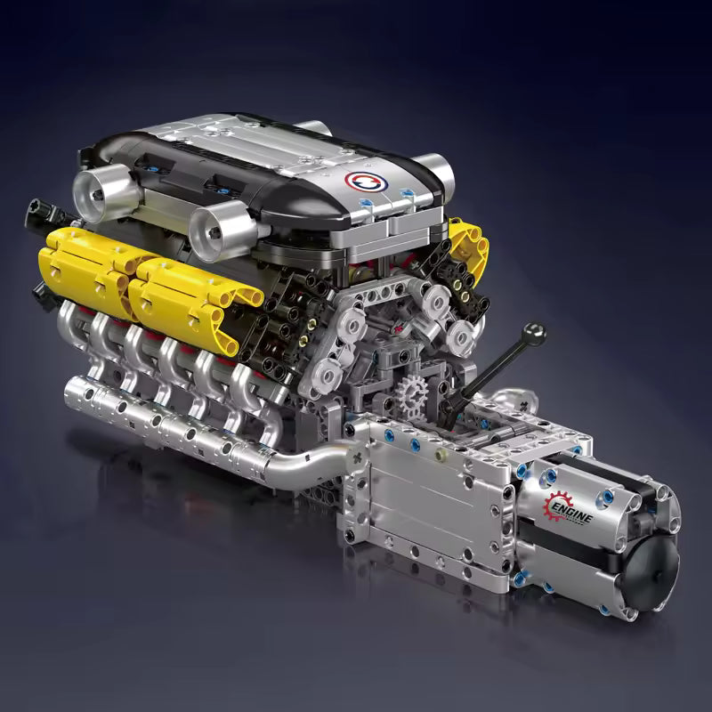 Italian V12 Engine & Transmission | 1260pcs