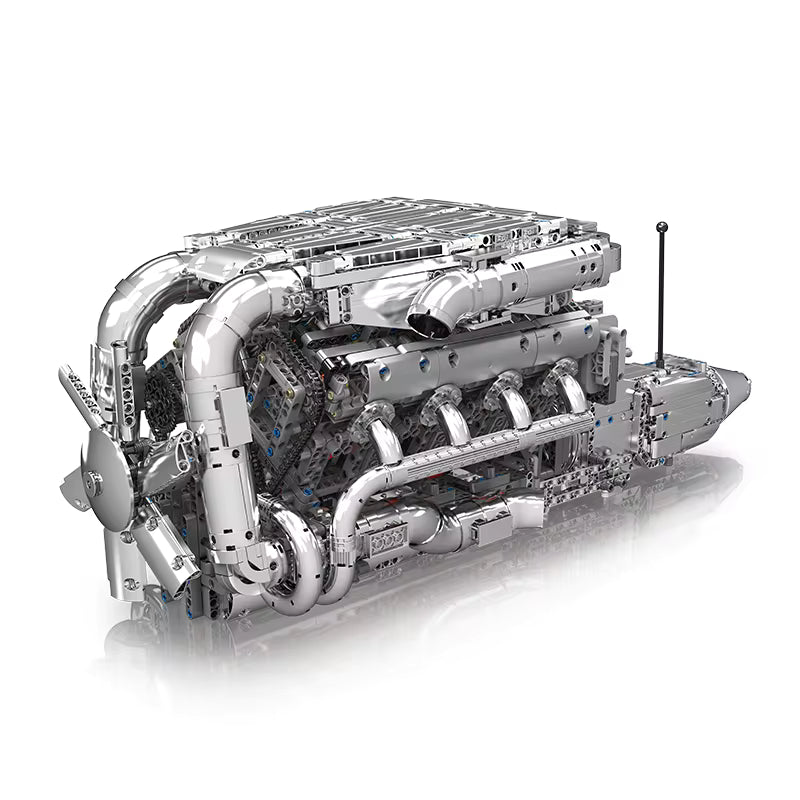 The Ultimate Chrome 5.5L V8 Engine & Gearbox | 2898PCS