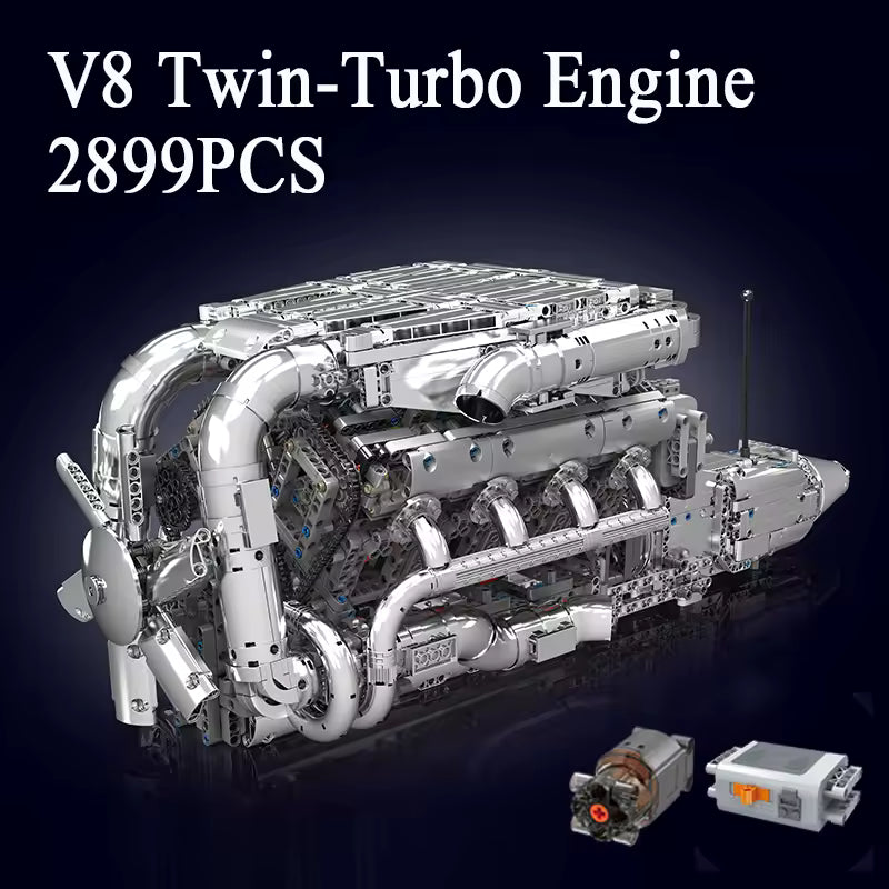The Ultimate Chrome 5.5L V8 Engine & Gearbox | 2898PCS