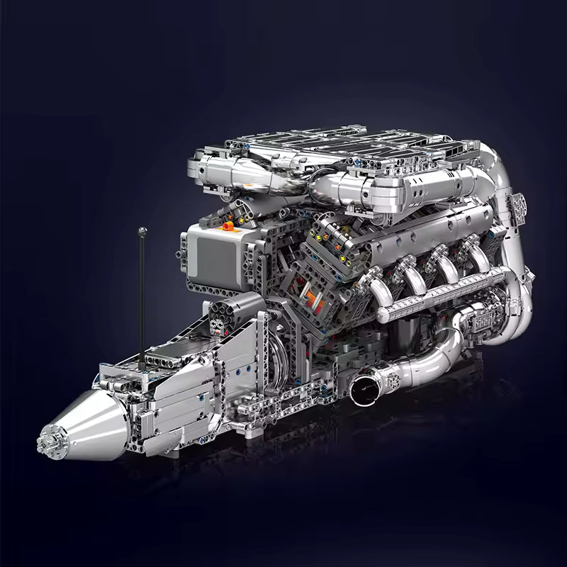 The Ultimate Chrome 5.5L V8 Engine & Gearbox | 2898PCS