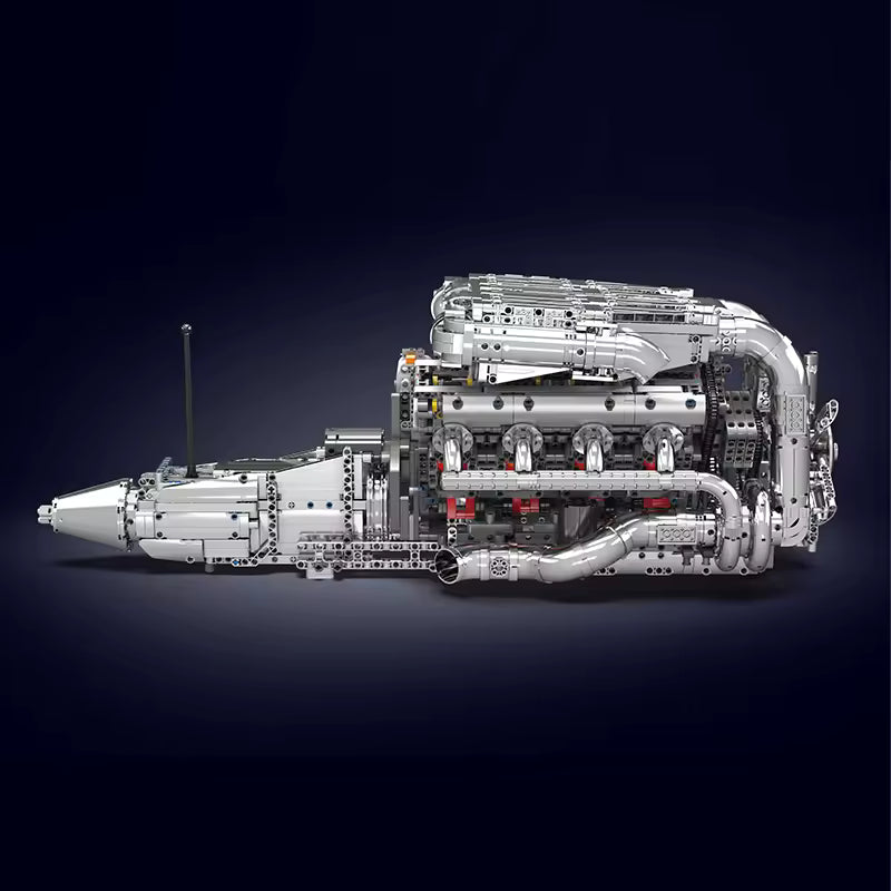 The Ultimate Chrome 5.5L V8 Engine & Gearbox | 2898PCS