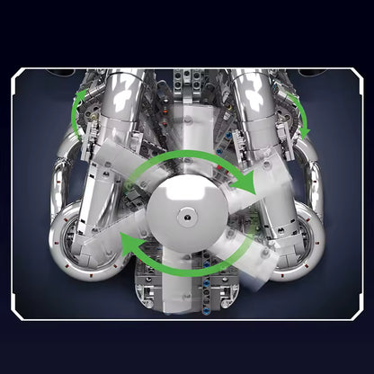 The Ultimate Chrome 5.5L V8 Engine & Gearbox | 2898PCS