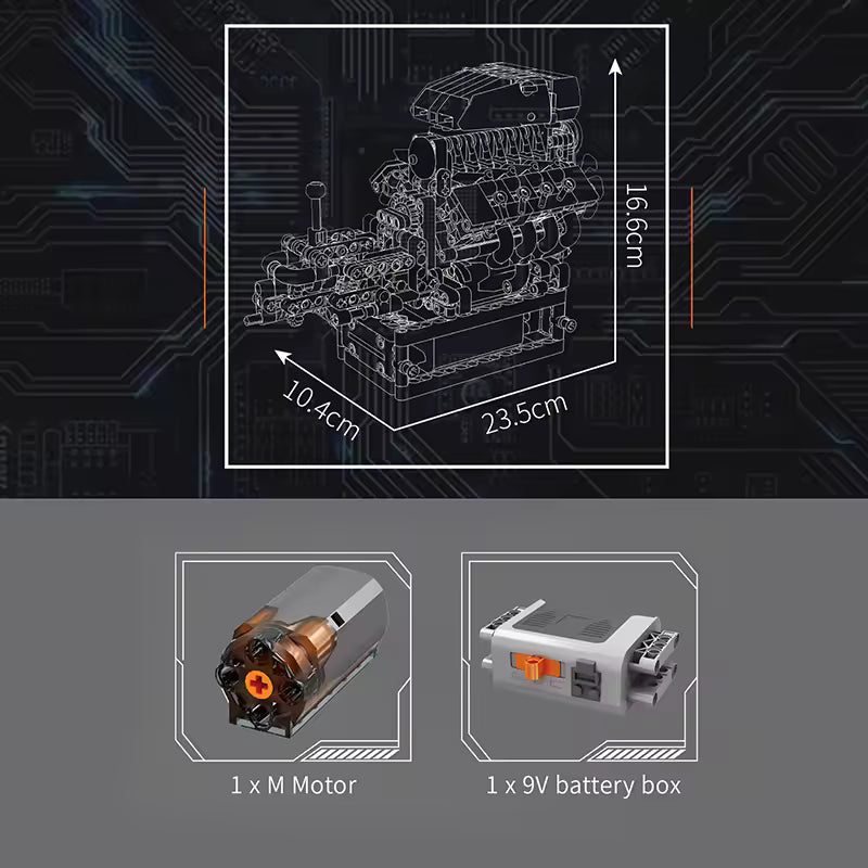 V8 Supercharger Engine | 856 PCS