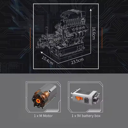 V8 Supercharger Engine | 856 PCS
