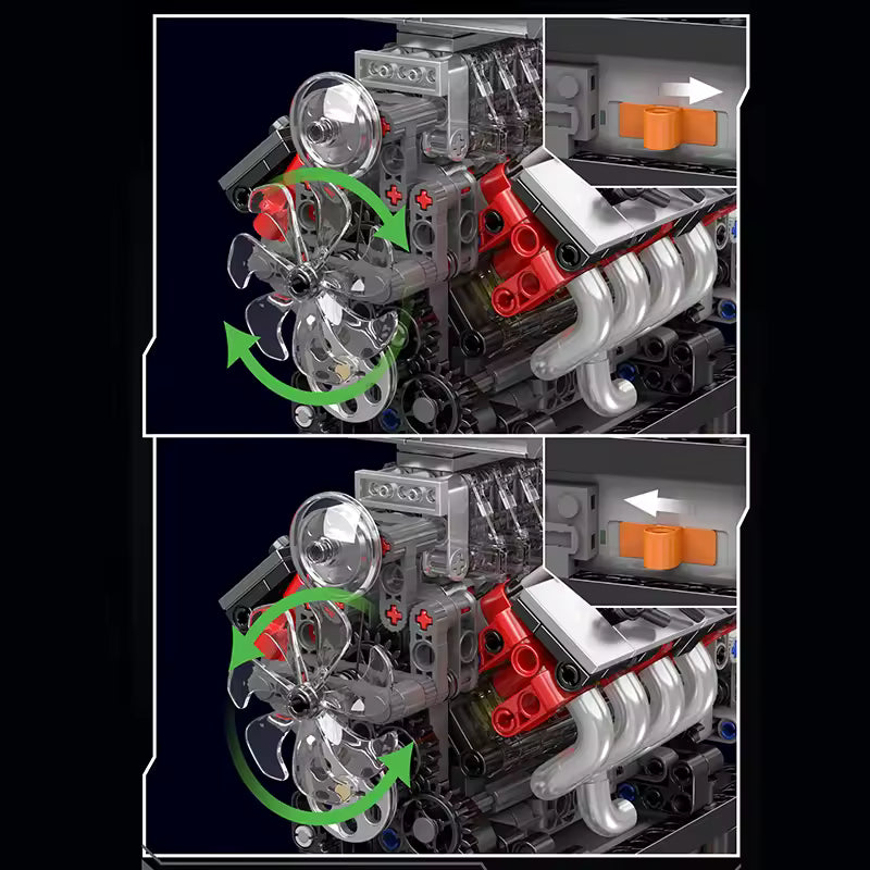 V8 Supercharger Engine | 856 PCS