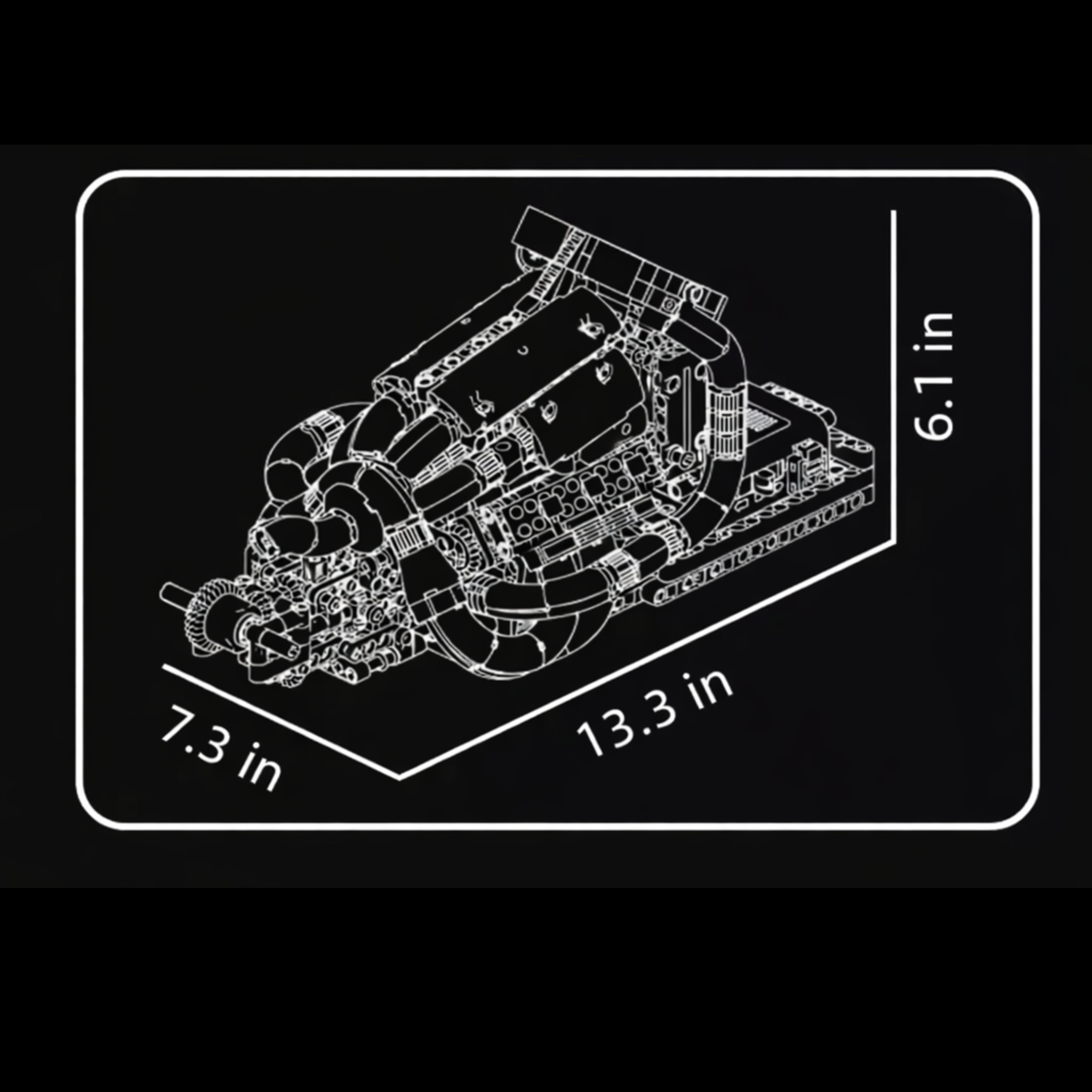 Forumula 1 Motorized Engine | 980PCS