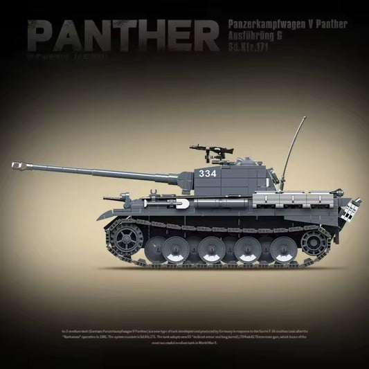 Panther Tank (Grey) | 1180 PCS