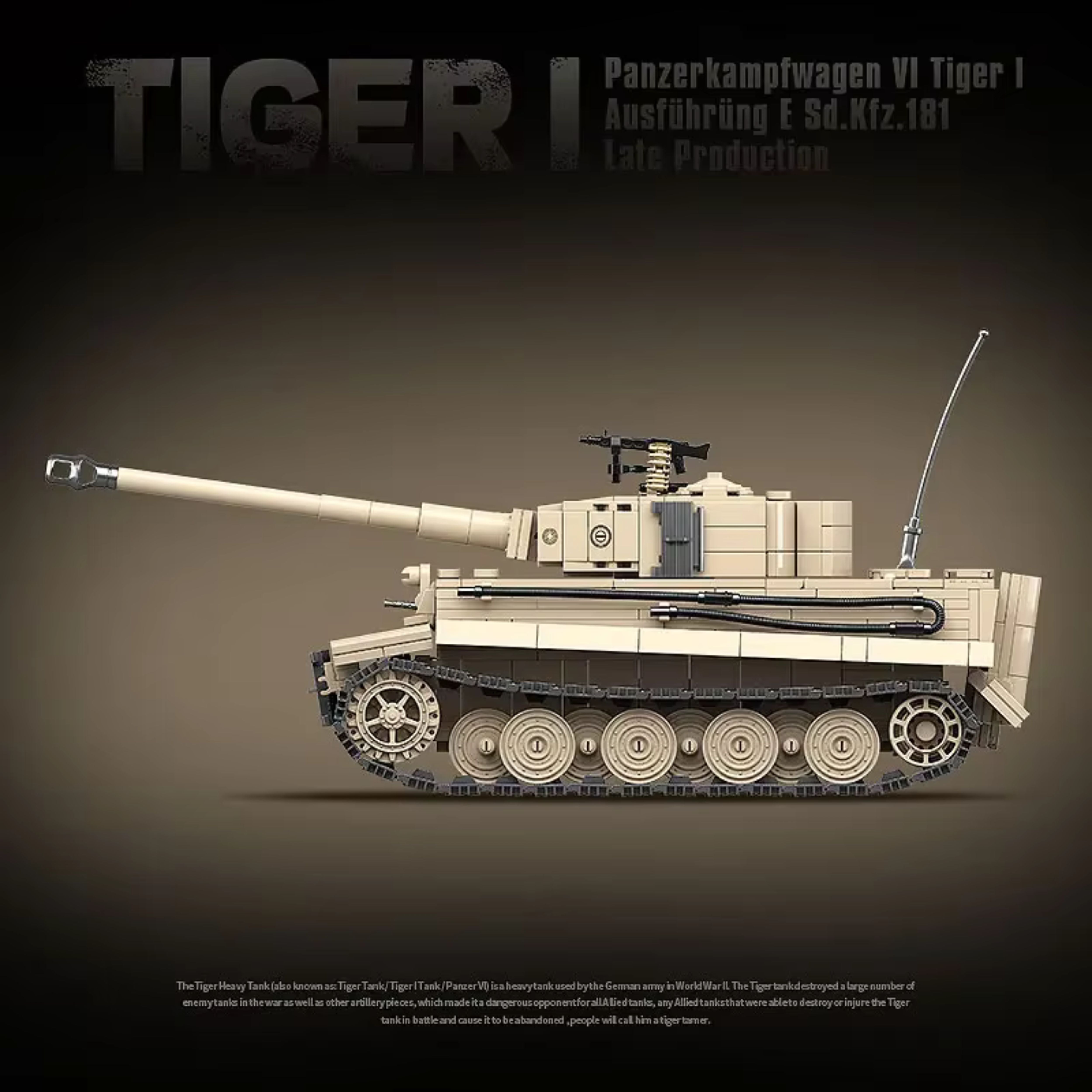 Tiger 1 (Tan) | 1361PCS